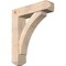 Ekena Millwork Thorton Craftsman Smooth Bracket w/ Offset Brace, Douglas Fir, 7 1/2"W x 30"D x 36"H BKT0806X30X36THR04SDF - alternate 1
